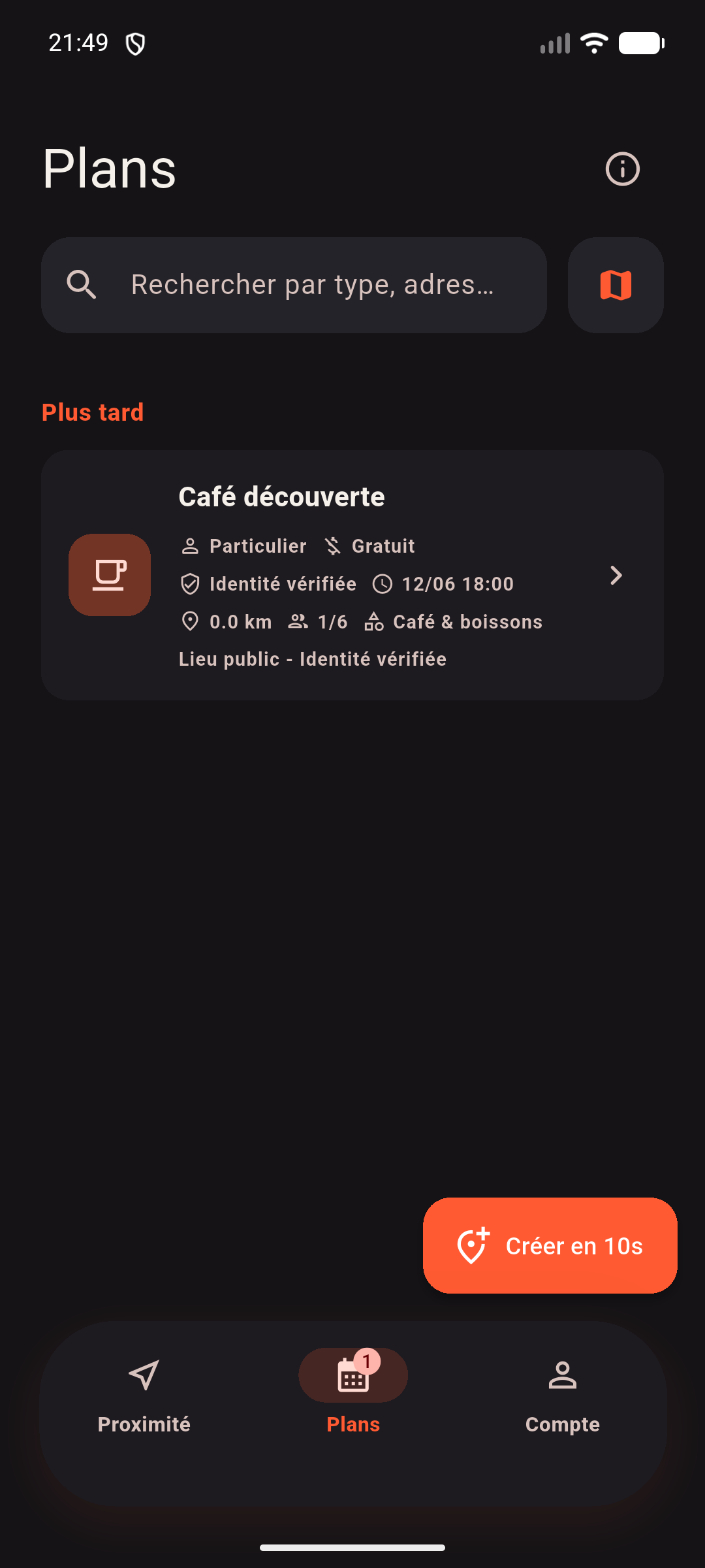 Accueil Vivyo avec les plans proches